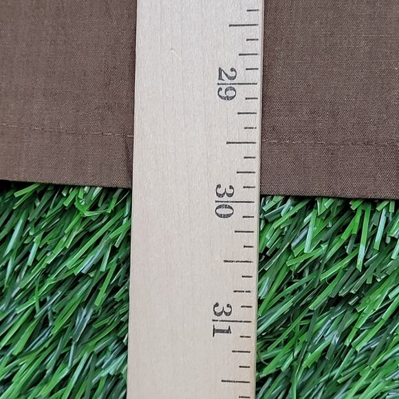 Vintage 70s Van-Cort MOD Button Shirt XL 24x30 Brown - Picture 12 of 12